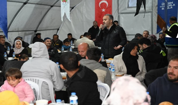 Deprem bölgesi Hatay’da Bursa’nın Ramazan bereketi