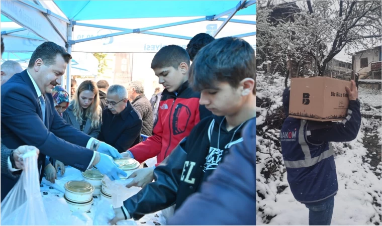 Balıkesir Büyükşehir 120 bin ihtiyaç kolisi dağıttı