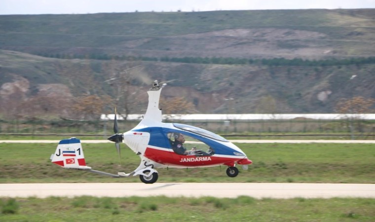 Jandarma’nın 141 beygir gücünde olan havadaki yeni gözü ”Cayrokopter”