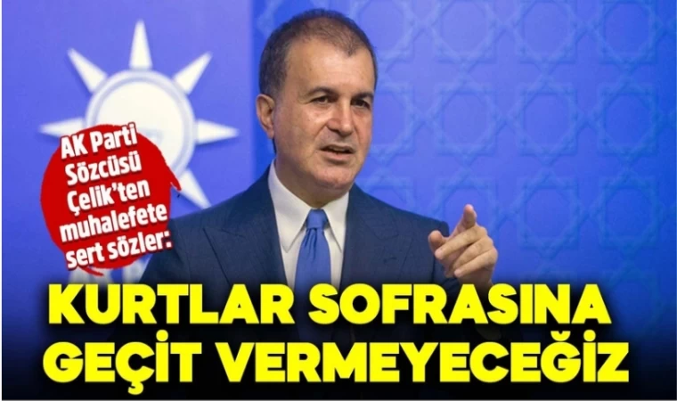 Türkiye’yi kurtlar sofrasına kurban etmek istiyorlar