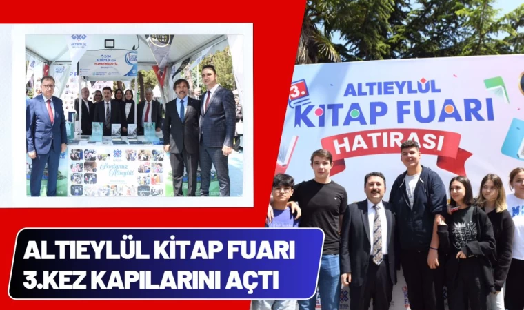 Altıeylül Kitap Fuarı 3. Kez Kapılarını Açtı