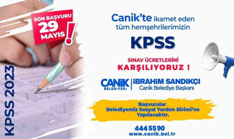 KPSS ücreti desteği