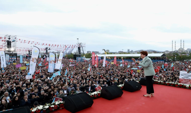 İYİ PARTİ GENEL BAŞKANI MERAL AKŞENER MİLLET İTTİFAKININ İSTANBUL MİTİNGİNDE KONUŞTU