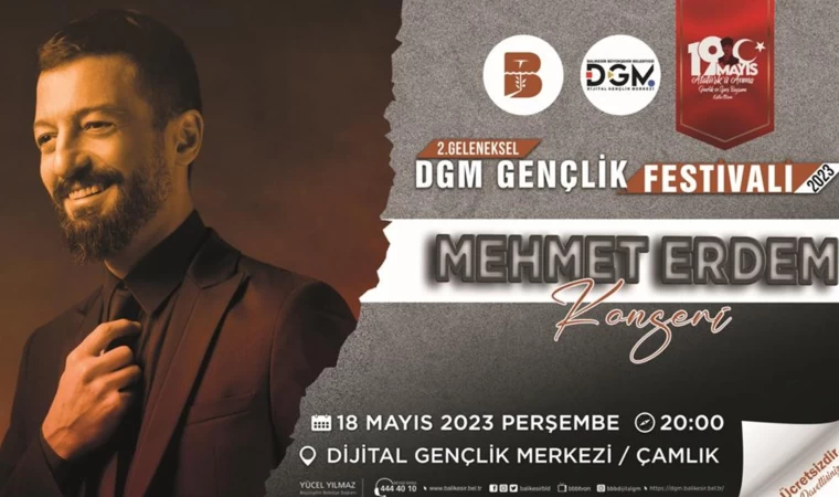 Mehmet Erdem Balıkesir Gençlik Festivalinde