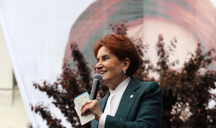 Meral Akşener Edirne’de miting yaptı