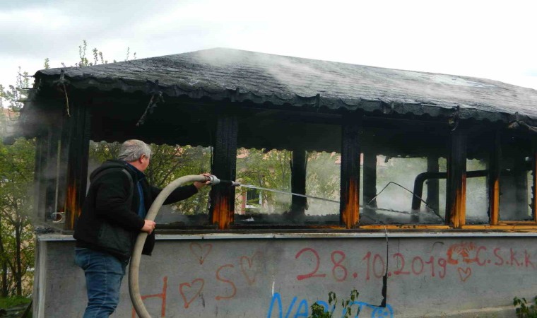 Posof’ta çay ocağında yangın