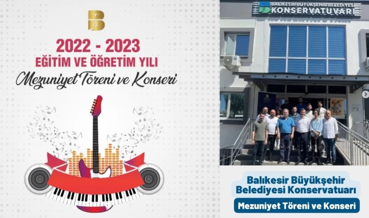 Balıkesir Konservatuar Öğrencilerinden Mezuniyet Töreni