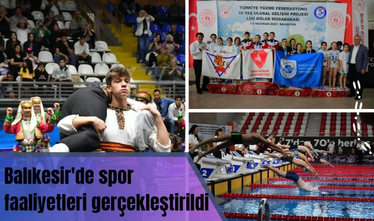 Balıkesir'de spor faaliyetleri gerçekleştirildi