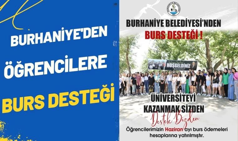 Burhaniye’den Öğrencilere Burs Desteği