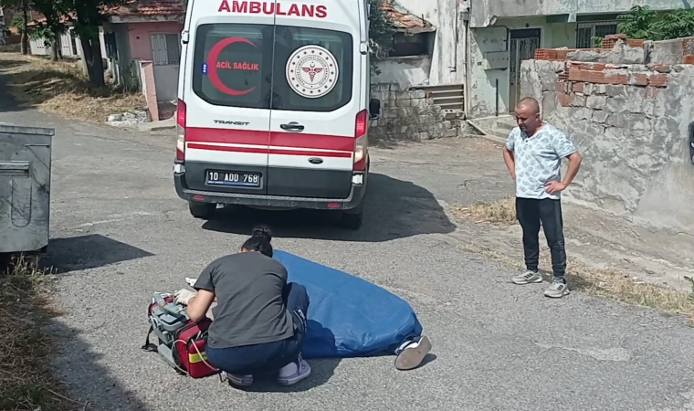 Ekmek almaya giderken kalp krizi geçirdi