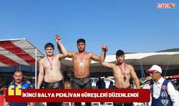 İkinci Balya Pehlivan Güreşleri Düzenlendi