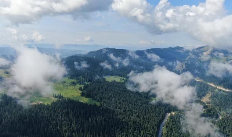 Ilgaz dağları görüntüsüyle büyüledi