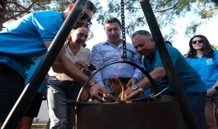 İlk kamp ateşi yakıldı