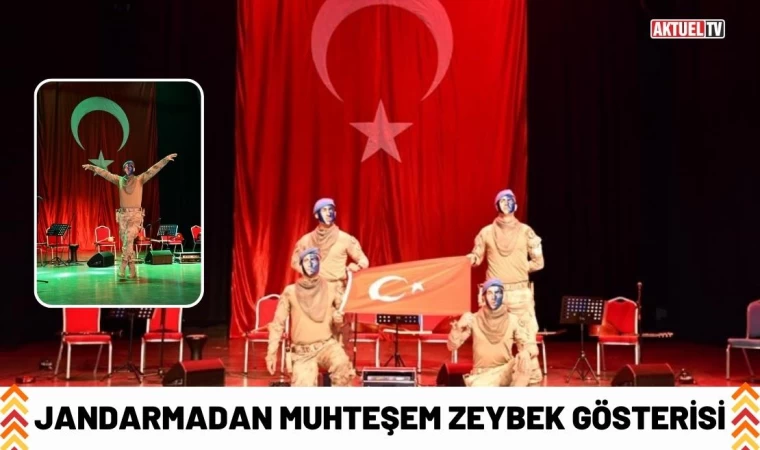 Jandarmadan Muhteşem Zeybek Gösterisi