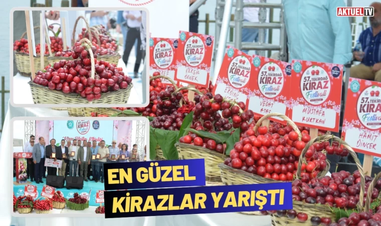 Kiraz Festivalinde En Güzel Kiraz Yarışması