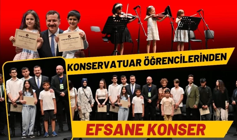 Konservatuar öğrencilerinden efsane konser