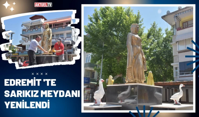 Sarıkız Meydanı yenilendi