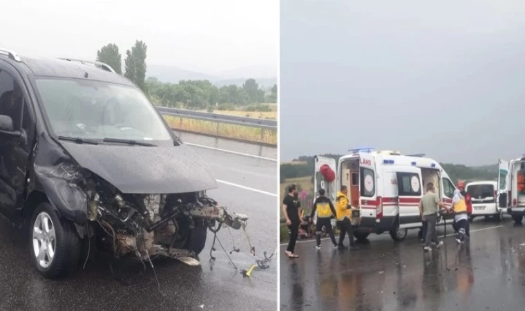 Savaştepe’de trafik kazası