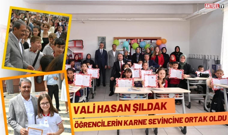 Balıkesirli Öğrencilerin Karne Sevinci