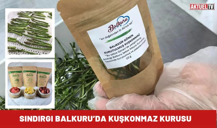 Sındırgı Balkuru’da Kuşkonmaz Kurusu