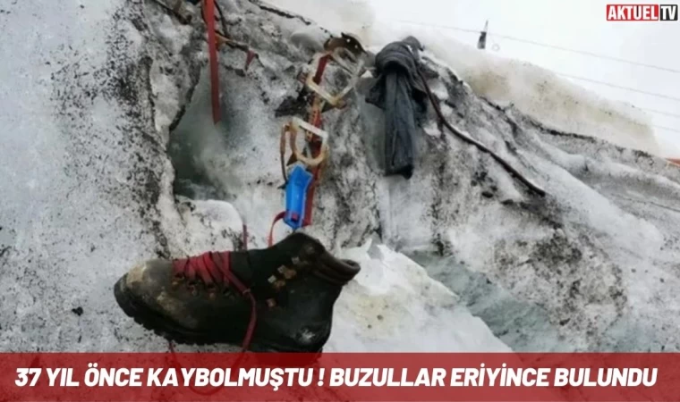 37 Yıl Önce Kaybolmuştu! Buzullar Eriyince Bulundu