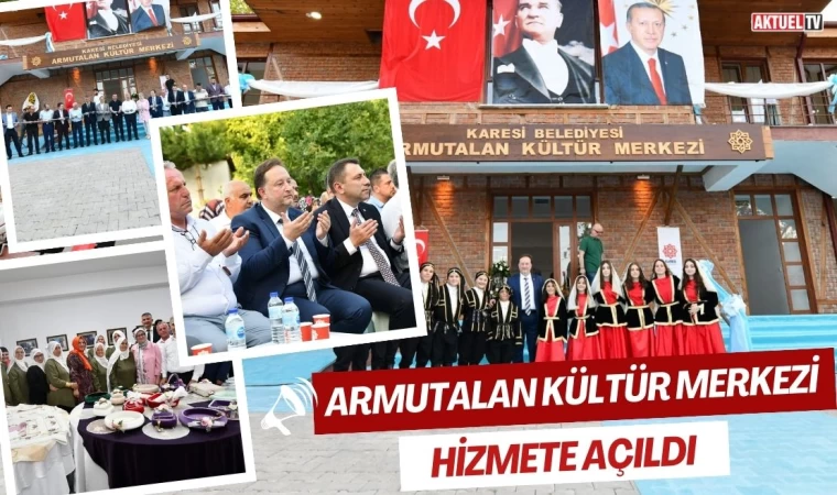 Armutalan Kültür Merkezi Açıldı