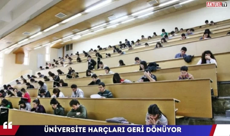 Birinci Öğretim Üniversite Öğrencilerine Harç Zorunluluğu !