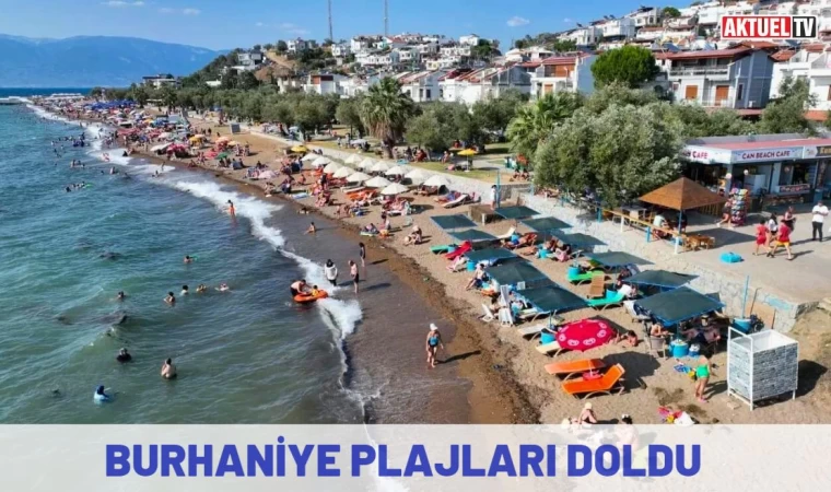 Burhaniye Plajları Doldu