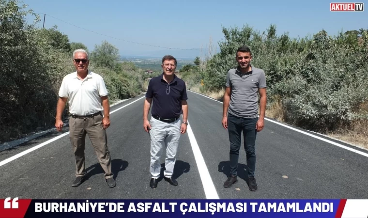 Burhaniye’de Asfalt Çalışması Tamamlandı