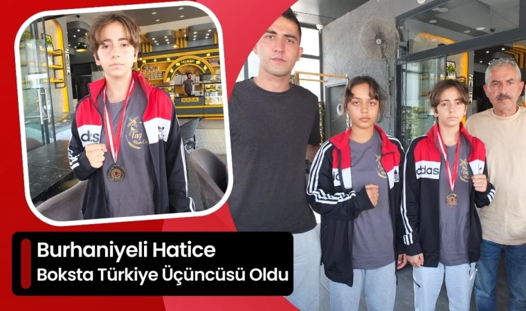 Burhaniyeli Hatice Boksta Türkiye Üçüncüsü Oldu