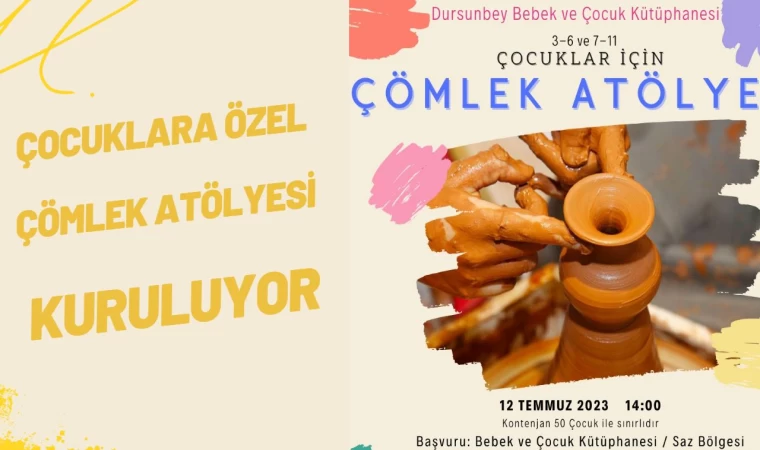 Çocuklara Özel Çömlek Atölyesi