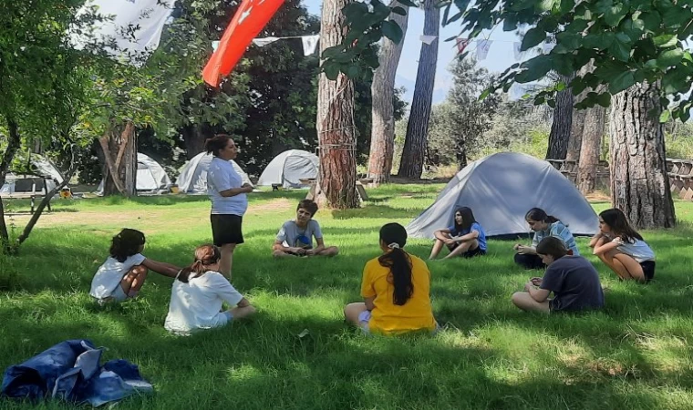 Doğa Kampı’na İlgi Yoğun