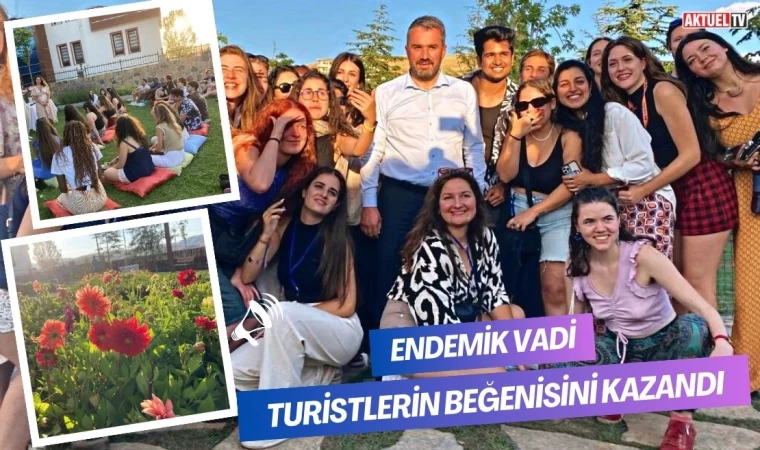 Endemik Vadi Turistlerin Beğenisini Kazandı