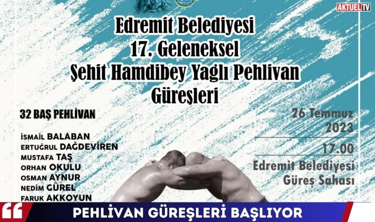 Pehlivan Güreşleri Başlıyor