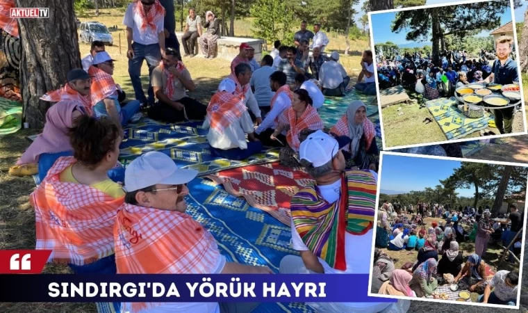 Sındırgı'da Yörük Hayrı