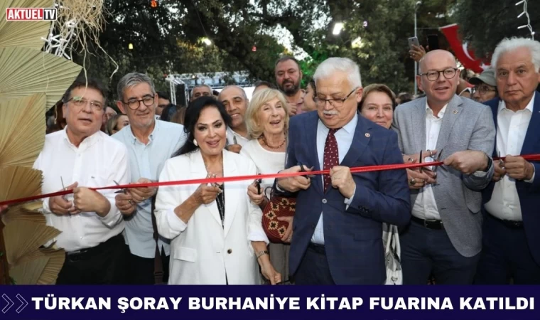 Türkan Şoray Burhaniye Kitap Fuarına Katıldı