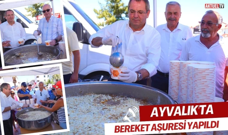 Ayvalık'ta Bereket Aşuresi Yapıldı