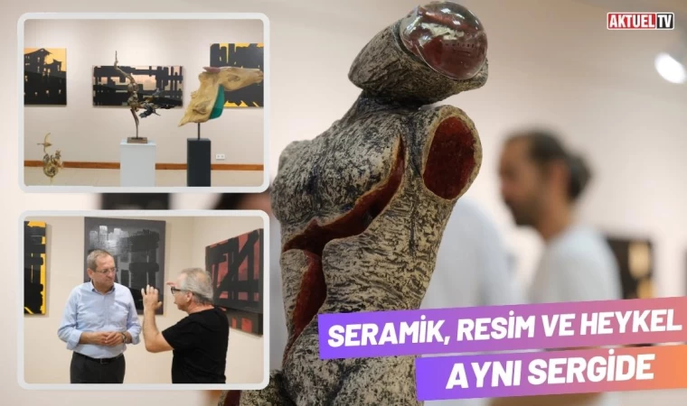 Ayvalık'ta Seramik, Resim ve Heykel Aynı Sergide