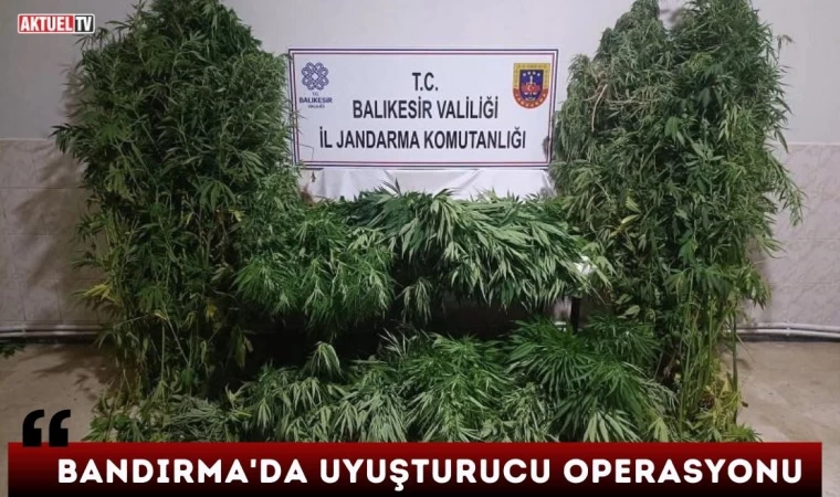 Bandırma’da Uyuşturucu Operasyonu