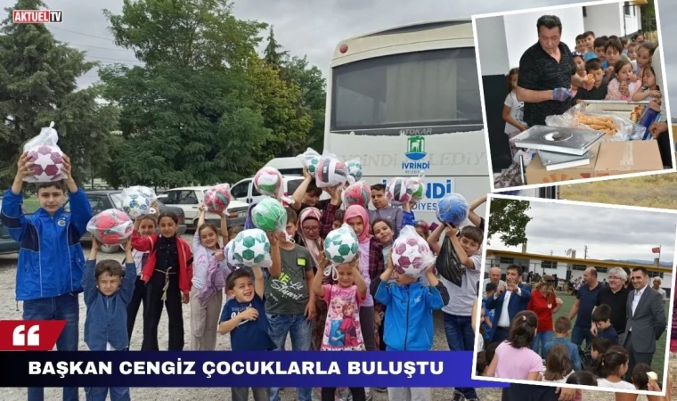 Başkan Yusuf Cengiz Çocuklarla Buluştu