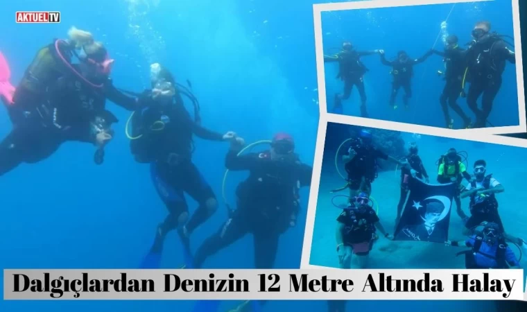 Dalgıçlardan Denizin 12 Metre Altında Halay