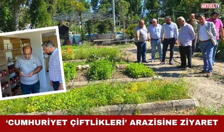 Edremit’te ‘Cumhuriyet Çiftlikleri’ Arazisine Ziyaret