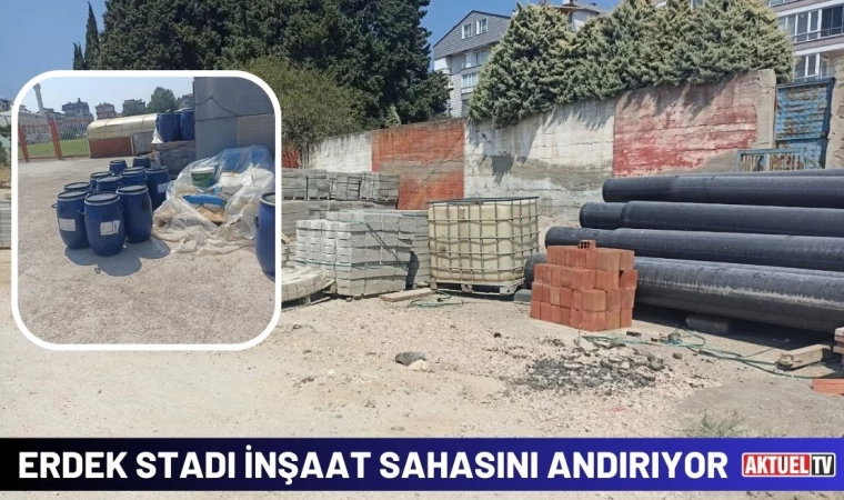 Erdek İlçe Stadı İnşaat Sahasını Andırıyor