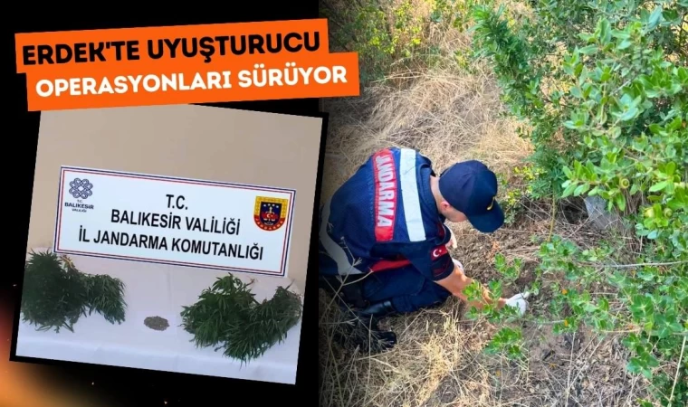 Erdek'te Uyuşturucu Operasyonları Sürüyor