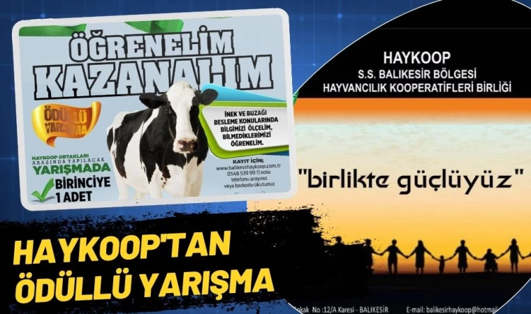 Haykoop’tan Ödüllü Yarışma