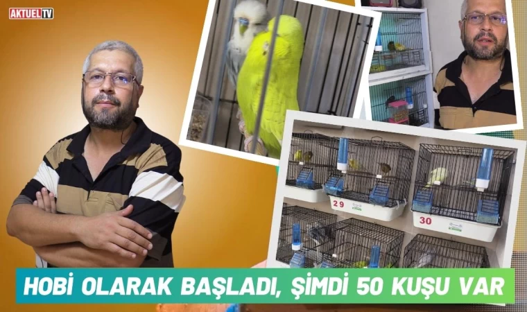 Hobi Olarak Başladı, Şimdi 50 Kuşu Var