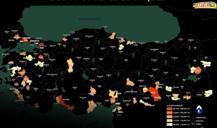 İl Olma Potansiyeli Yüksek 67 İlçe