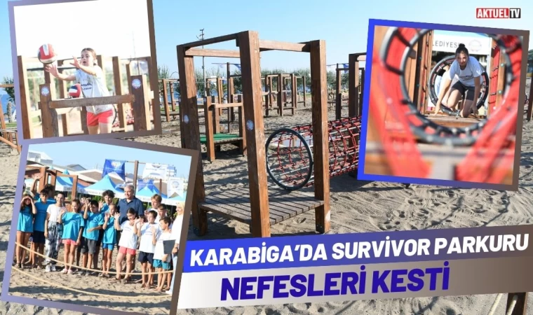 Karabiga’da Survivor Parkuru Nefesleri Kesti