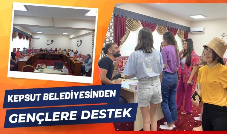 Kepsut Belediyesinden Gençlere Destek