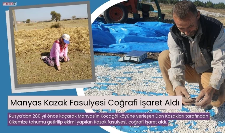 Manyas Kazak Fasulyesi Coğrafi İşaret Aldı